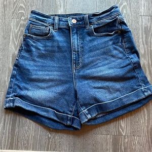American Eagle high rise mom shorts